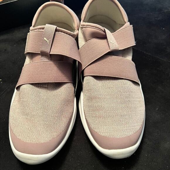 Puma sneakers athletic Soft Foam Optimal Comfort Slip on soft pink/mauve  Sz 7.5 - Picture 8 of 13